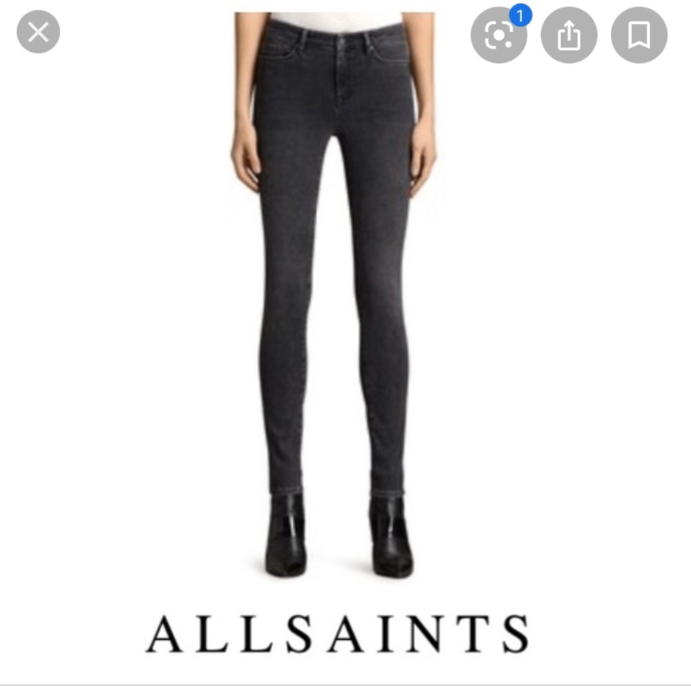 All Saints Roseport Ashby stretch jeans, size 31